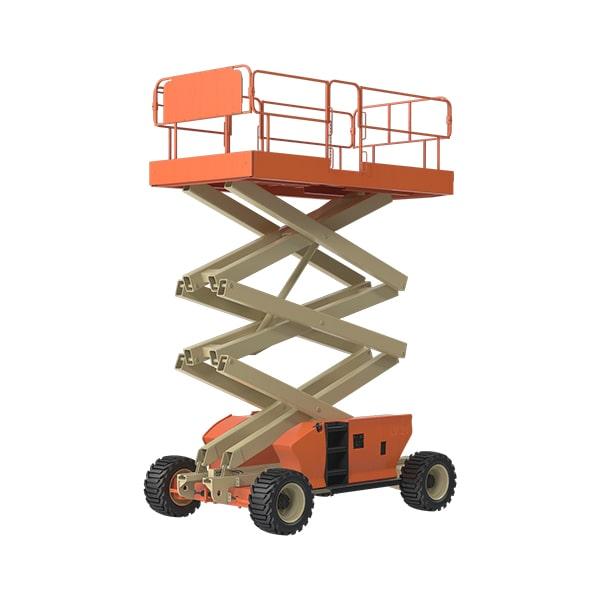 each scissor lift comes with a maximum weight capacity that should not be gone beyond for safe operation